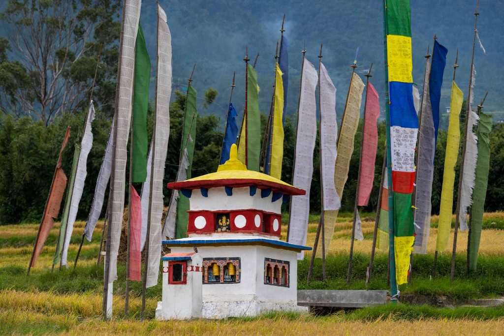 bhutan cultural trip travel - chorten
