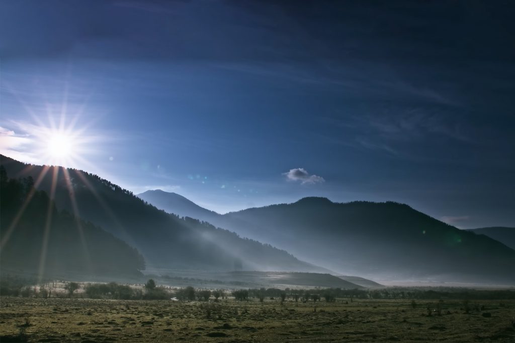 gangtey valley in bhutan trip